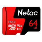 Карта памяти Netac P500 Extreme Pro 64GB microSDXC