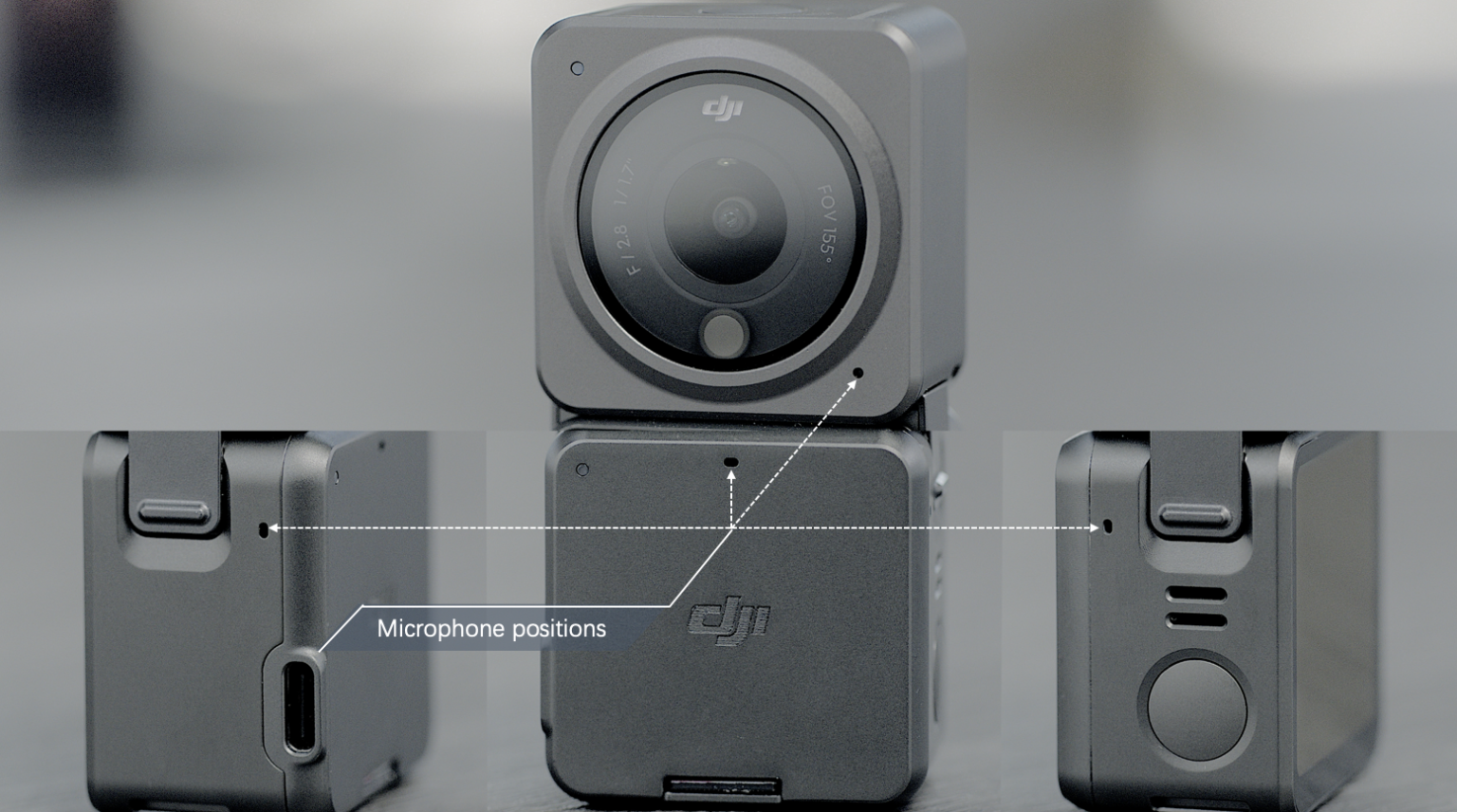 microfony dji action 2