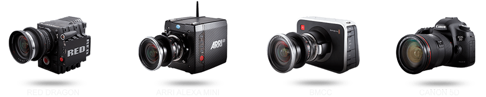 Ronin-MX поддерживает большинство камер