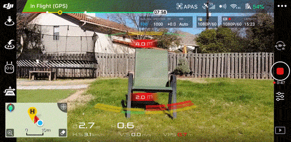 Функция APAS в Mavic Air